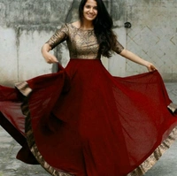 Georgette Party wear Gown